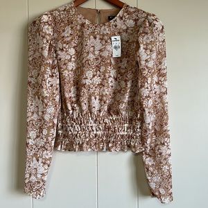 NWT Floral Express Top